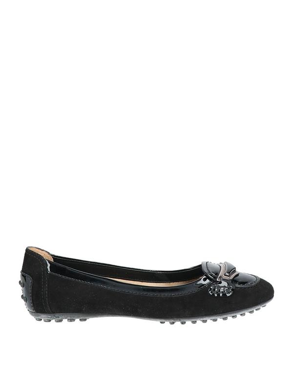 トッズ レディース シューズ スリッポン・ローファー モカシン TOD\u0027S Black 黒いこと