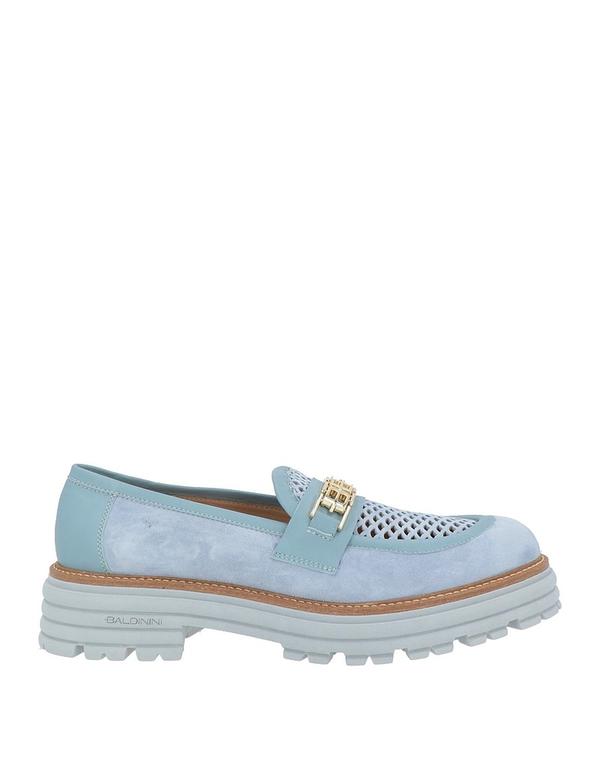 ボールディーニ レディース シューズ スリッポン・ローファー モカシン BALDININI Sky Blue 青碧