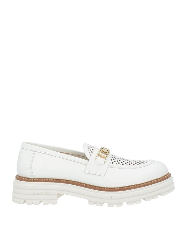 ボールディーニ レディース シューズ スリッポン・ローファー モカシン BALDININI White 白いこと