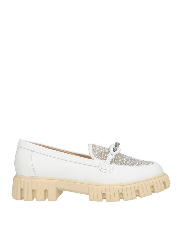 ボールディーニ レディース シューズ スリッポン・ローファー モカシン BALDININI White ホワイト|ReVida 店