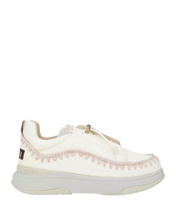 モウ レディース シューズ スニーカー MOU Off White 象牙色