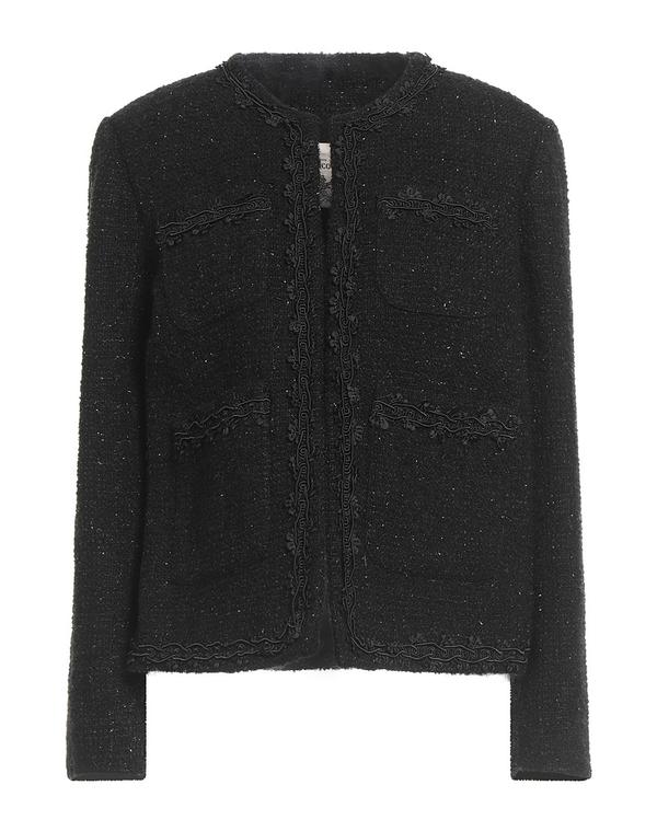 セミクチュール レディース アウター ジャケット/ブルゾン SEMICOUTURE ブルゾン Black ブラック
