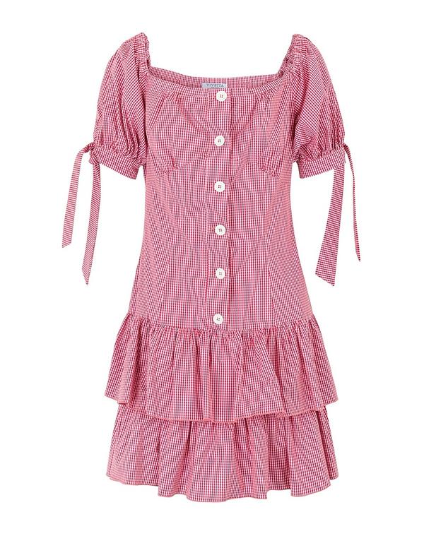 ヴィヴェッタ レディース ドレス VIVETTA ミニワンピース・ドレス Red レッド