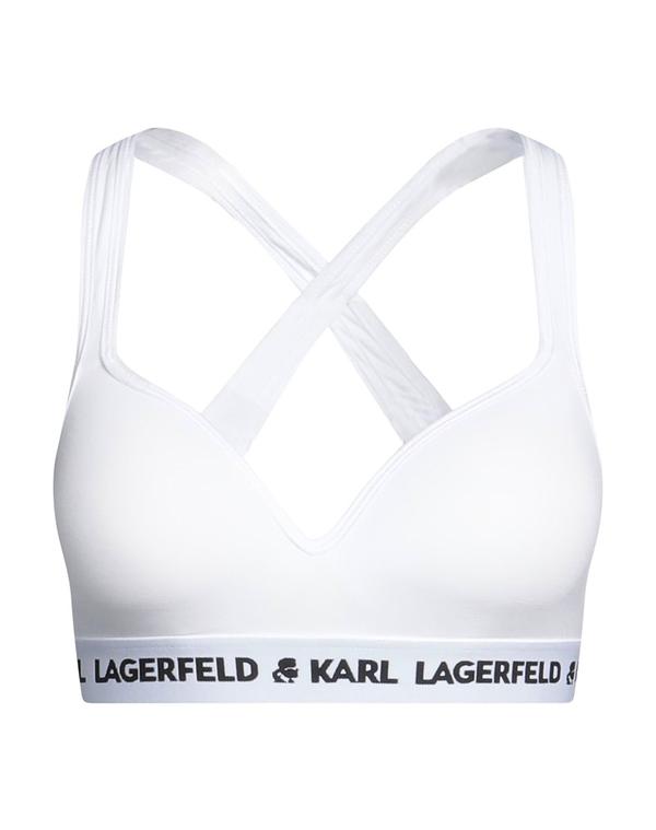 カール ラガーフェルド レディース アンダーウェア/スリープウェア ブラジャー KARLAGERFELD ブラジャー White ホワイト