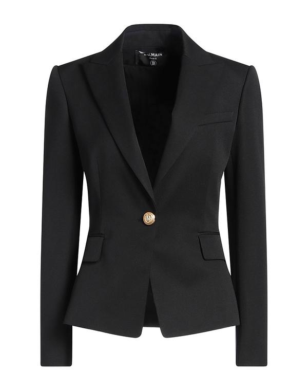 バルマン レディースーツ ブレザー BALMAIN テーラードジャケット Black ブラック｜ReVida 店