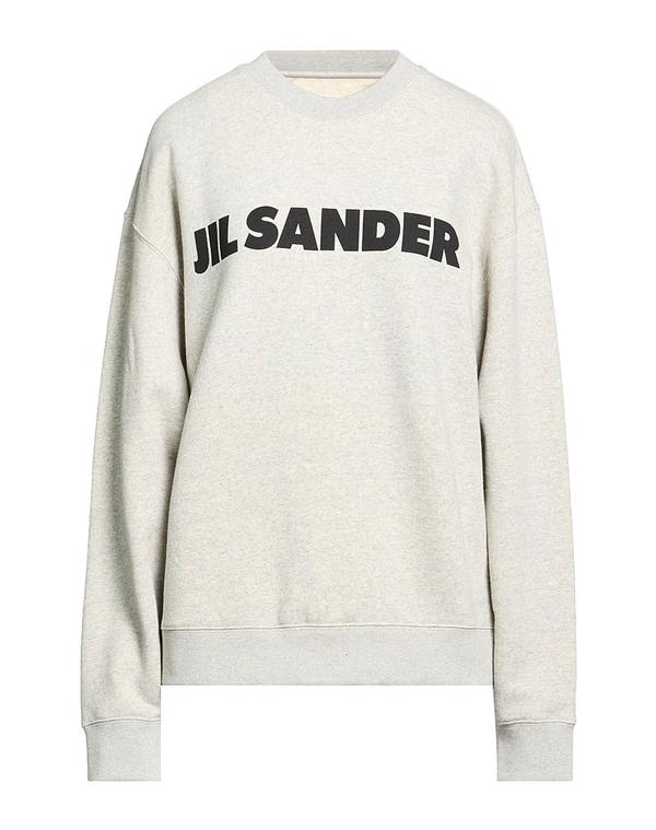 ジル・サンダー レディース アウター パーカー・スウェット JIL SANDER Light Gray 薄墨色