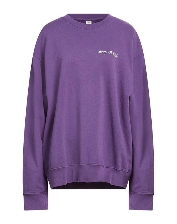 スポーティ アンド 一財産 レディース アウター パーカー・スウェット SPORTY \u0026 RICH Purple パープル