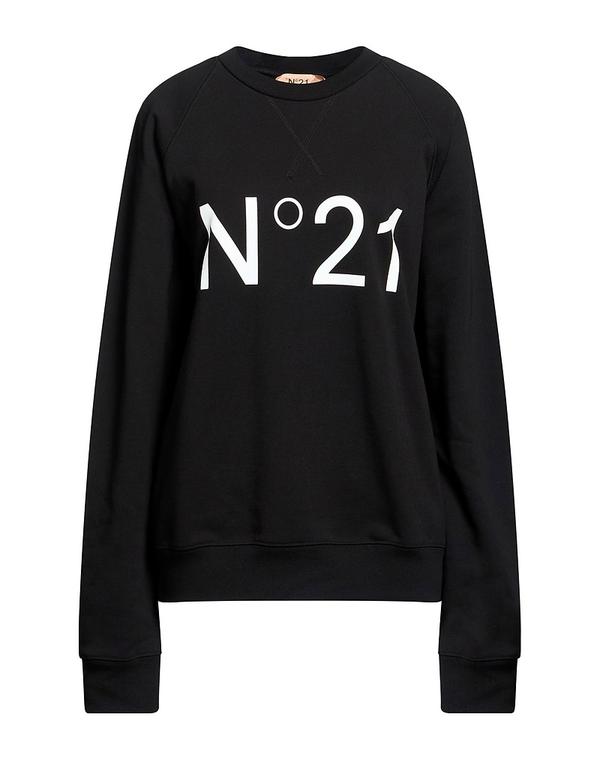 ヌメロ ヴェントゥーノ レディース アウター パーカー・スウェット N ° 21 Black 黒いこと