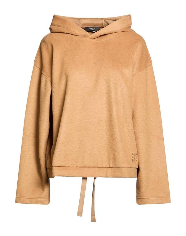 土日 マックスマーラ レディース アウター パーカー・スウェット WEEKEND MAX MARA Camel 駱駝