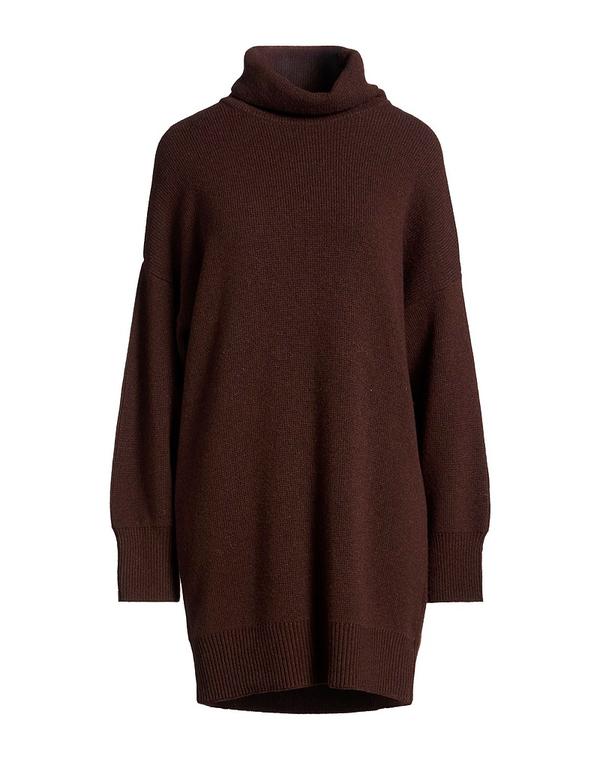 ヴィコロ レディース アウター ニット・セータートルネック VICOLO Dark Brown 赤銅色