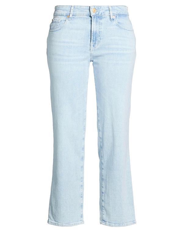 セブンフォーオールマンカインド レディース ボトムス ジーンズズボン下 ストレートレッグ 7 FOR ALL MANKIND Blue 青み