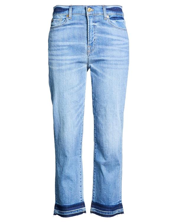 セブンフォーオールマンカインド レディース ボトムス ジーンズズボン下 デニム 7 FOR ALL MANKIND Blue 青み
