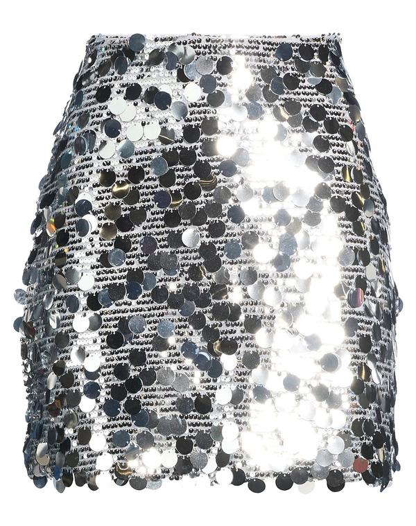 オンリー レディース 下つ方スコート ONLY Silver しろがね色