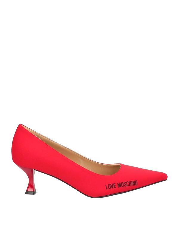 優しいこと モスキーノ レディース シューズ パンプス LOVE MOSCHINO Red 赤いこと