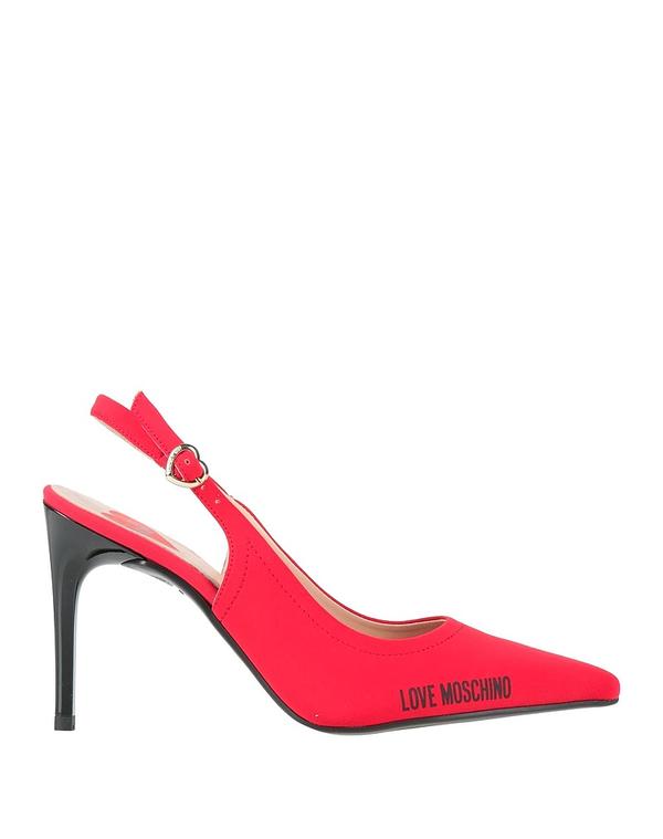 優しいこと モスキーノ レディース シューズ パンプス LOVE MOSCHINO Red 赤いこと