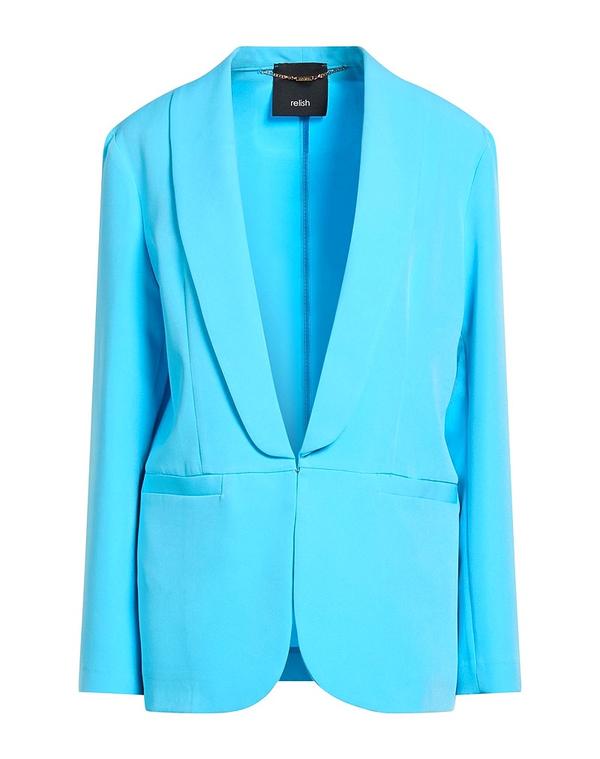 レリッシュ レディース アウター 上衣・上衣 テーラードジャケット RELISH Turquoise Blue 青碧