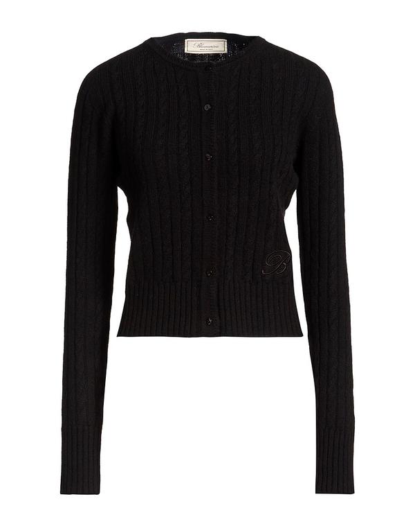 ブルマリン レディース アウター ジレー BLUMARINE Black 黒いこと