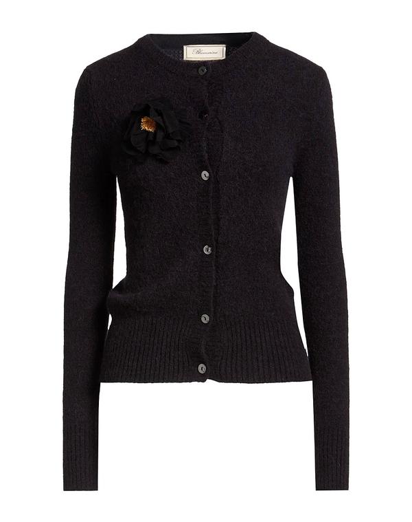 ブルマリン レディース アウター ジレー BLUMARINE Black 黒いこと