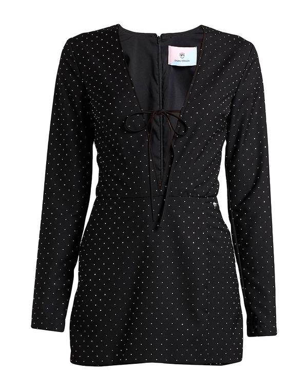シアラフェラーニ レディース トップス 飛び降りる背広 CHIARA FERRAGNI Black 黒いこと