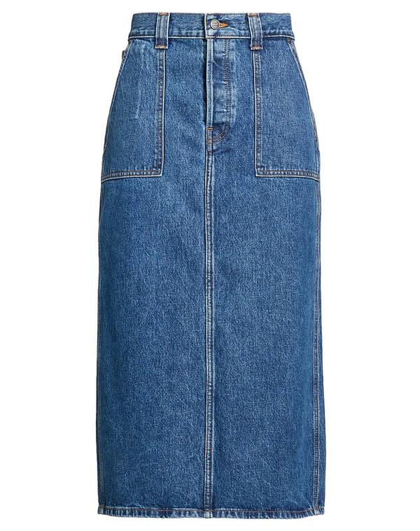 紙凧 レディース 下つ方スコート KHAITE Blue 青碧