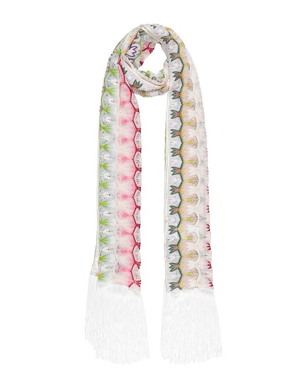 ミッソーニ レディース 付属物 えり巻き・袈裟・えり巻き えり巻き\u0026えり巻き MISSONI \u0026 White 白いこと