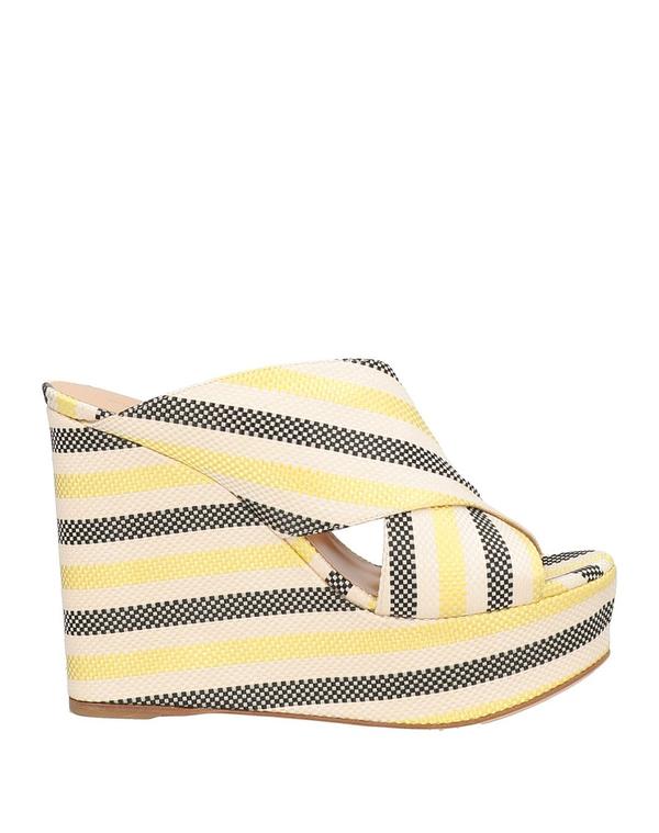 セルジオロッシ レディース シューズ サンダル SERGIO ROSSI Pastel Yellow 黄色