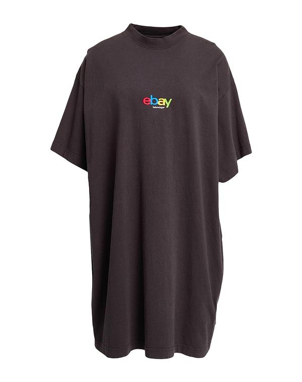 バレンシアガ レディース トップス ティーシャツ BALENCIAGA T Charcoal 暗灰色