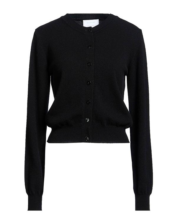 ダニエル フィエゾリ レディース アウター ジレー カシミール編み物 DANIELE FIESOLI Black 黒いこと