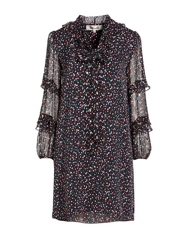 ダイアン 電話機 ファステンバーグ レディース トップス 衣装 DIANE VON FURSTENBERG Black 黒いこと