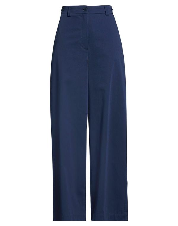 土日 マックスマーラ レディース ボトムス 心地好いズボン下 広々としたズボン下 WEEKEND MAX MARA Navy 米国海軍