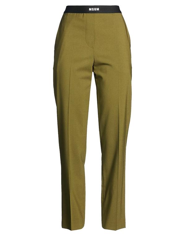 エムエスジイエム レディース ボトムス カジュアルパンツ MSGMilitary Green グリーン｜ReVida 店