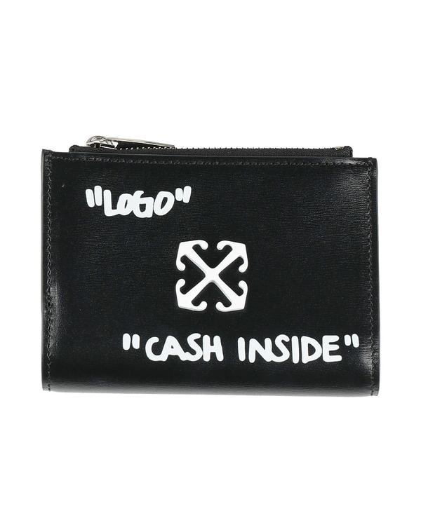 オフ-ホワイト レディース アクセサリー 財布 OFF-WHITE Black ブラック｜ReVida 店