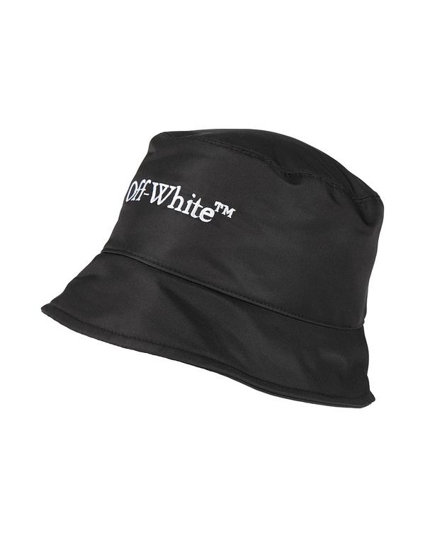 オフ-白いこと レディース 付属物 鳥打ち帽 OFF-WHITE Black 黒いこと