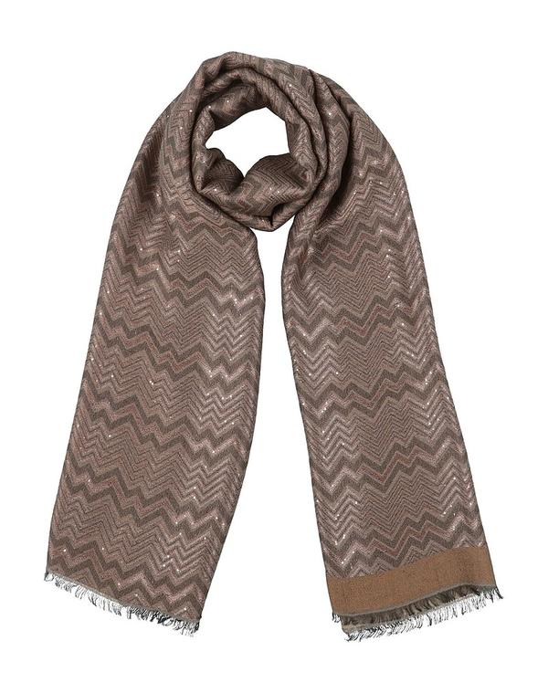 ミッソーニ レディース 付属物 えり巻き・袈裟・えり巻き えり巻き\u0026えり巻き MISSONI \u0026 Light Brown 赤銅色