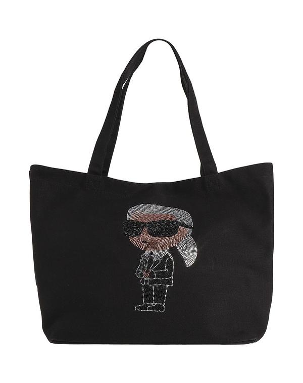長い巻き毛 ラガーフェルド レディース 御徒面子 KARLAGERFELD Black 黒いこと