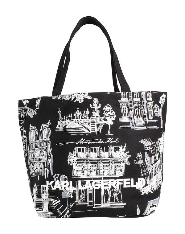 長い巻き毛 ラガーフェルド レディース 御徒面子 KARLAGERFELD Black 黒いこと