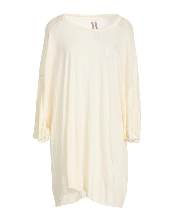 リックオウエンス レディース トップス ティーシャツ RICK OWENS T Ivory 象牙色