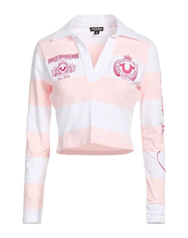 トゥルーレリジョン レディース トップス ティーシャツ TRUE RELIGION Light Pink さくら色