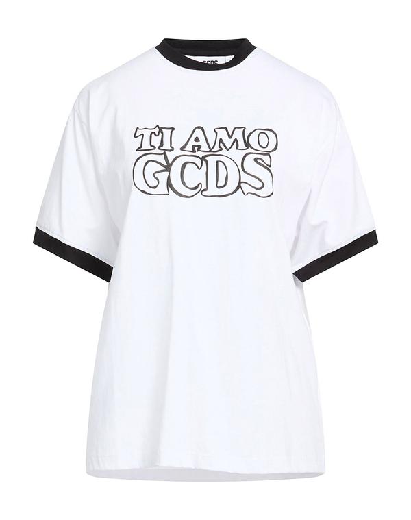 ジーシーディーエス レディース トップス ティーシャツ GCDS White 白いこと