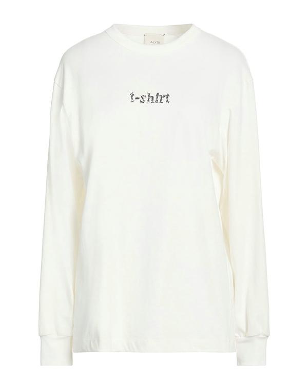 アリジ レディース トップス ティーシャツ ALYSI White 白いこと