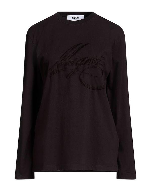 エムエスジイエム レディース トップス プルオーバー MSGM Black 黒いこと