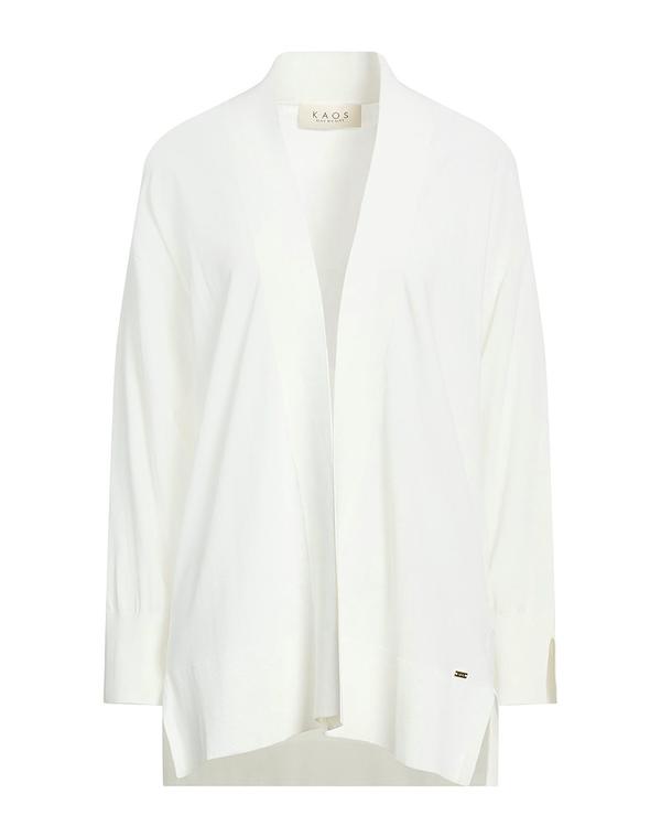 騒々しい混乱 レディース アウター ジレー KAOS White 白いこと