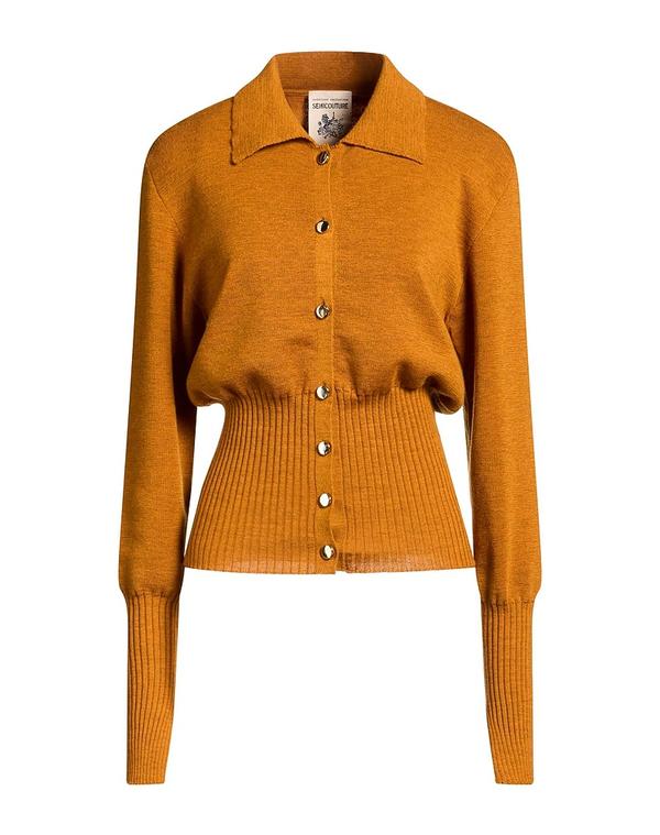 セミクチュール レディース アウター ジレー SEMICOUTURE Mustard 洋芥子