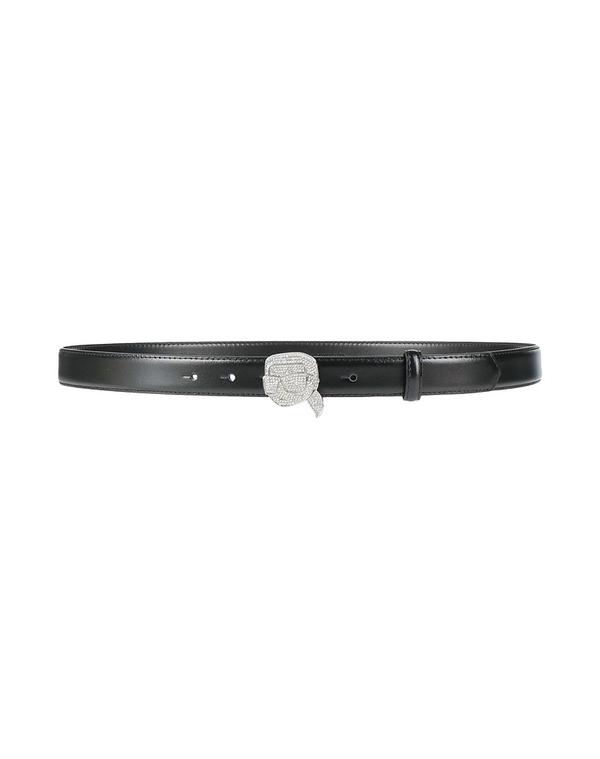 長い巻き毛 ラガーフェルド レディース 添え物 三尺帯 KARLAGERFELD Black 黒いこと