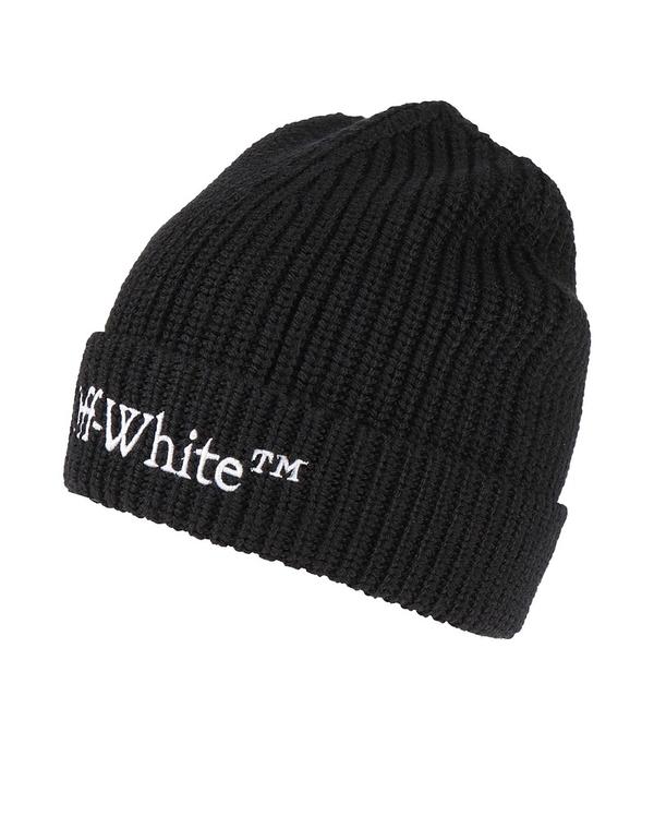 オフ-白いこと レディース 付属物 鳥打ち帽 OFF-WHITE Black 黒いこと