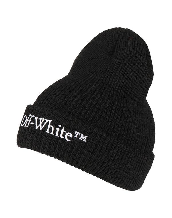 オフ-白いこと レディース 付属物 鳥打ち帽 OFF-WHITE Black 黒いこと