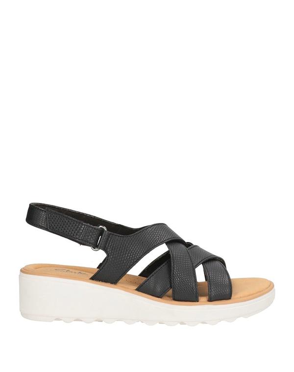 クラークス レディース シューズ サンダル CLARKS Black 黒いこと