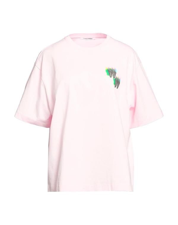 白木 レディース トップス ティーシャツ WOOD T Light Pink さくら色