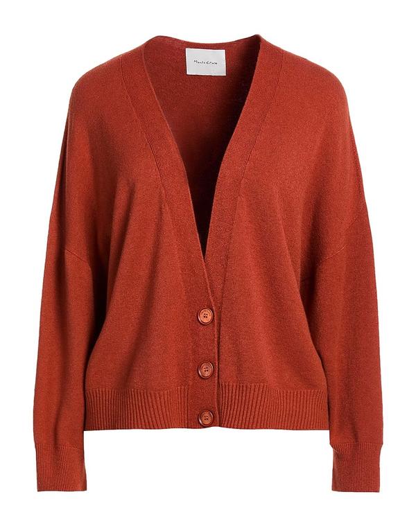 マニラグレース レディース アウター ジレー MANILA GRACE Reddish Brown 赤銅色