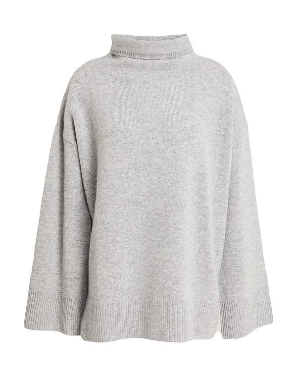 アスペジ レディース アウター ニット・セータートルネック ASPESI Light Gray 薄墨色